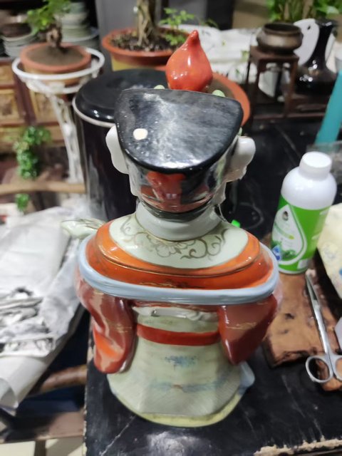 古玩陶瓷創(chuàng)匯期景德鎮(zhèn)財神塑像拍賣,當(dāng)前價格268元