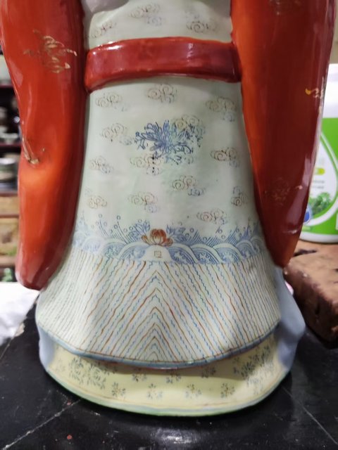 古玩陶瓷創(chuàng)匯期景德鎮(zhèn)財神塑像拍賣,當(dāng)前價格268元