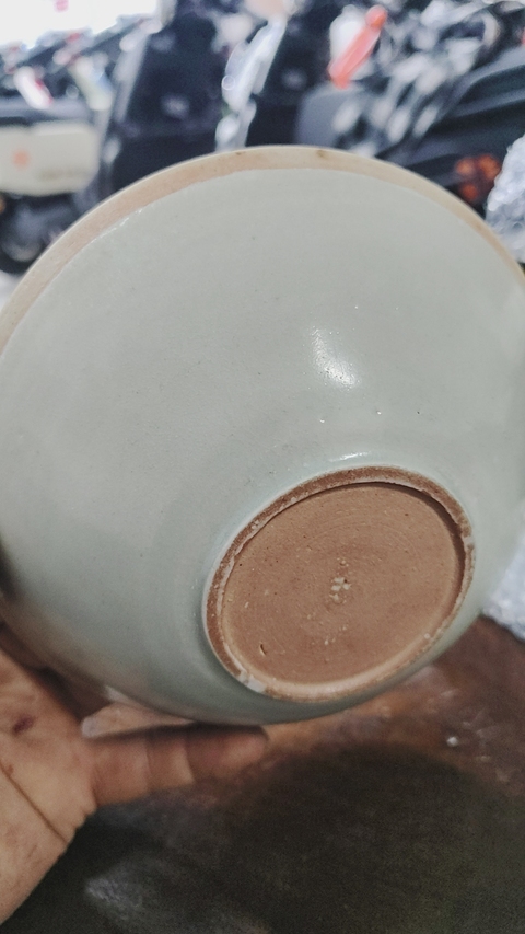 古玩陶瓷青白釉雙魚面包碗真品鑒賞圖