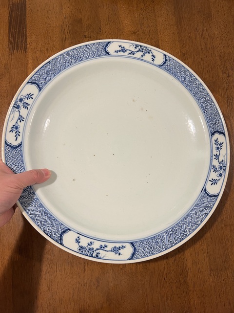 古玩陶瓷青花盤真品鑒賞圖