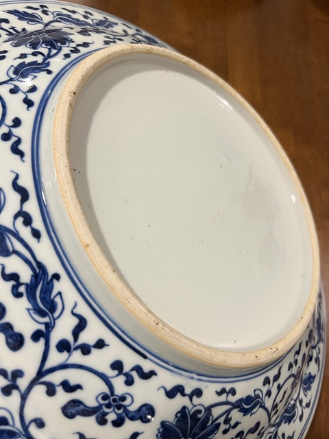 古玩陶瓷青花盤真品鑒賞圖