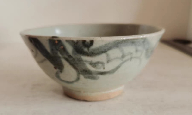 古玩陶瓷晚明青花碗真品鑒賞圖