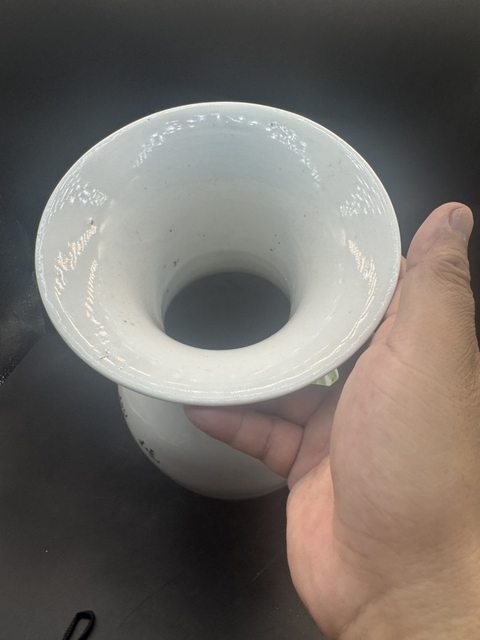 古玩陶瓷（全品）民國時期柳樹黃鶯賞瓶尺寸高42.5cm拍賣，當前價格1988元