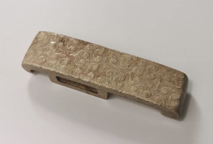 古玩玉器仿古玉劍璏真品鑒賞圖