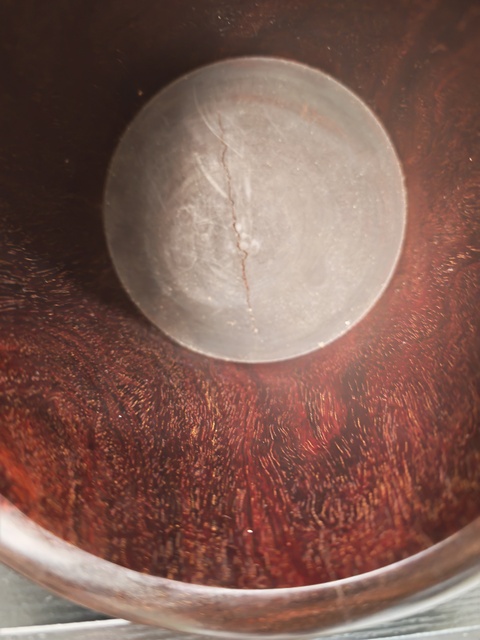 古玩雜項紫檀木雕刻筆筒真品鑒賞圖