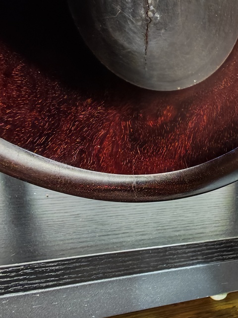 古玩雜項紫檀木雕刻筆筒真品鑒賞圖