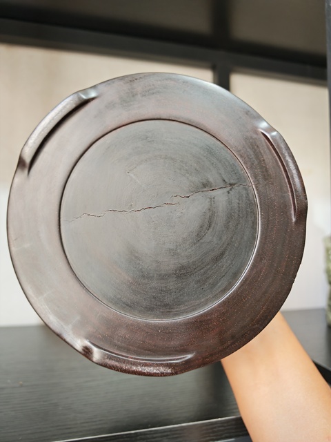 古玩雜項紫檀木雕刻筆筒真品鑒賞圖