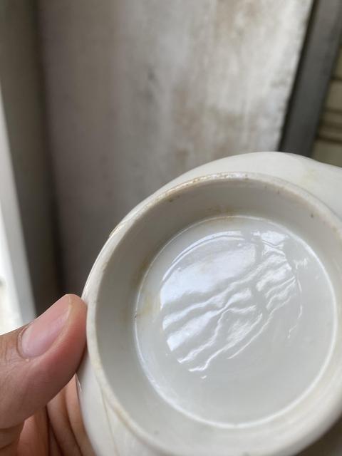 古玩陶瓷青白釉花口碗真品鑒賞圖