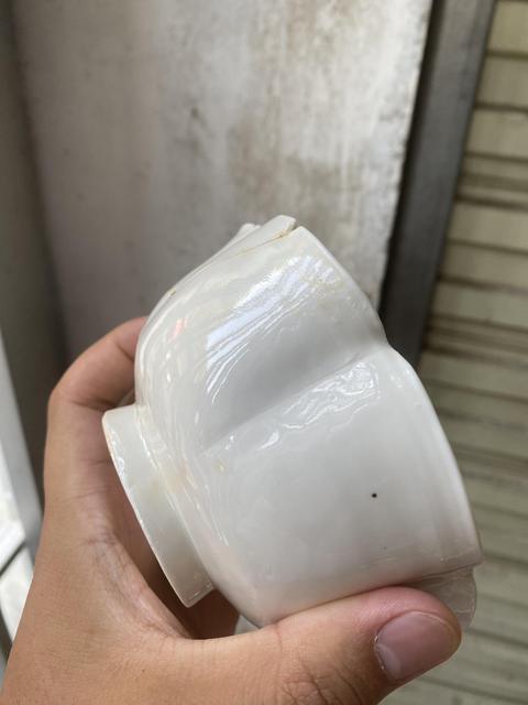 古玩陶瓷青白釉花口碗真品鑒賞圖