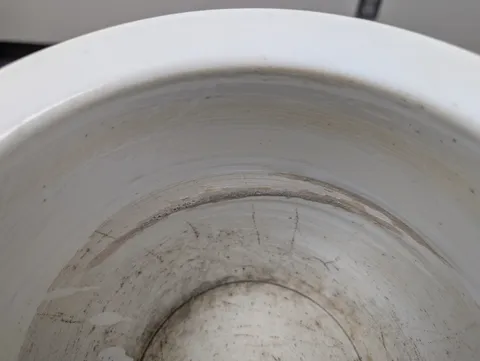 古玩陶瓷粉彩人物故事花盆真品鑒賞圖