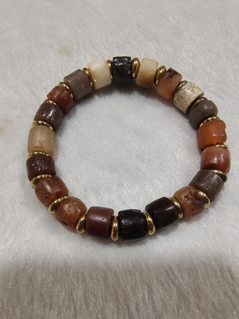 古玩玉器瑪瑙珠串 真品鑒賞圖