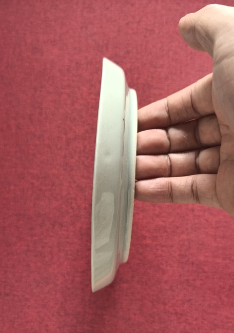 古玩陶瓷【國慶放漏】玩玉款青花柳蔭雙駿詩文洗拍賣，當前價格3888元