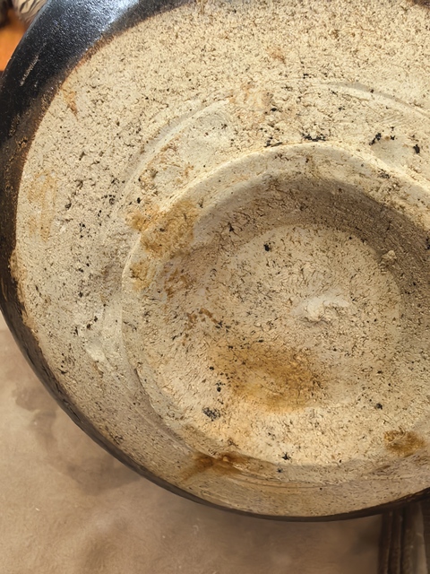 古玩陶瓷吉州窯灑花釉碗真品鑒賞圖