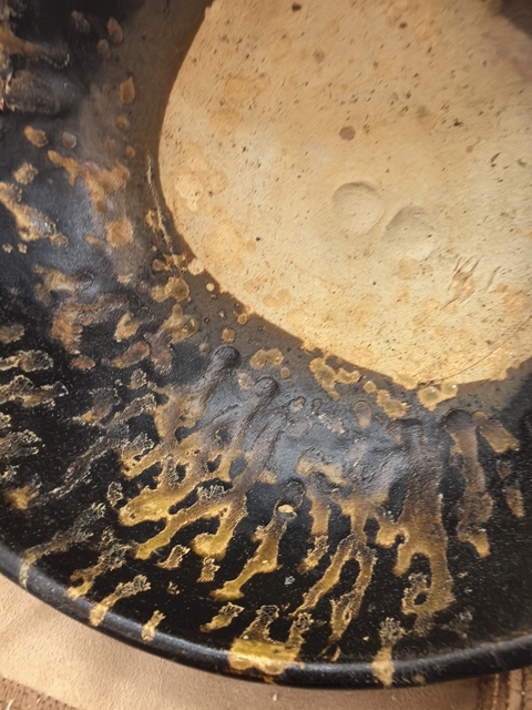 古玩陶瓷吉州窯灑花釉碗真品鑒賞圖