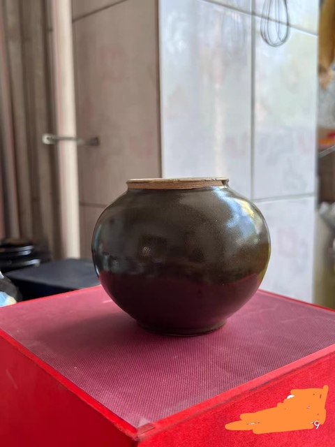 古玩陶瓷茶葉末罐真品鑒賞圖