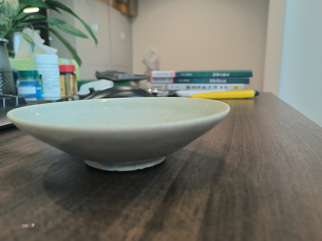 古玩陶瓷青白釉斗笠碗真品鑒賞圖