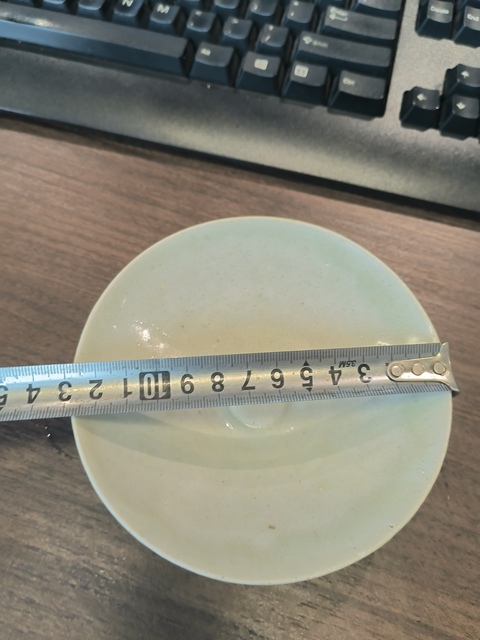 古玩陶瓷青白釉斗笠碗真品鑒賞圖