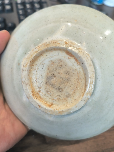 古玩陶瓷青白釉斗笠碗真品鑒賞圖