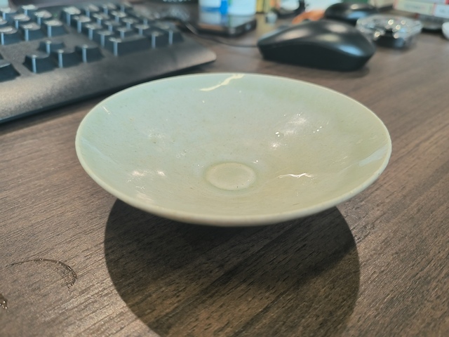 古玩陶瓷青白釉斗笠碗真品鑒賞圖