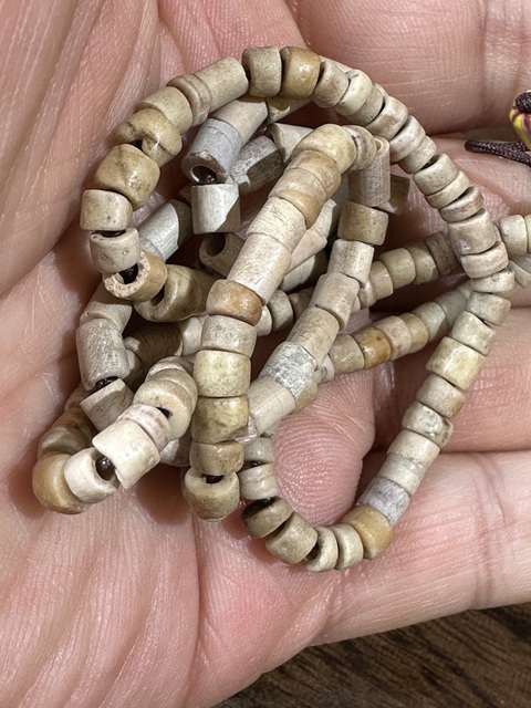 古玩玉器三四千年素紋玉珠管拍賣(mài)，當(dāng)前價(jià)格2888元