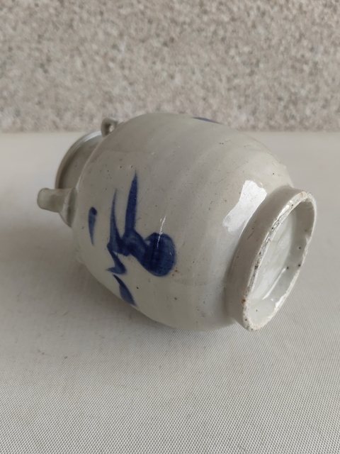 古玩陶瓷青花四系壺拍賣，當前價格580元