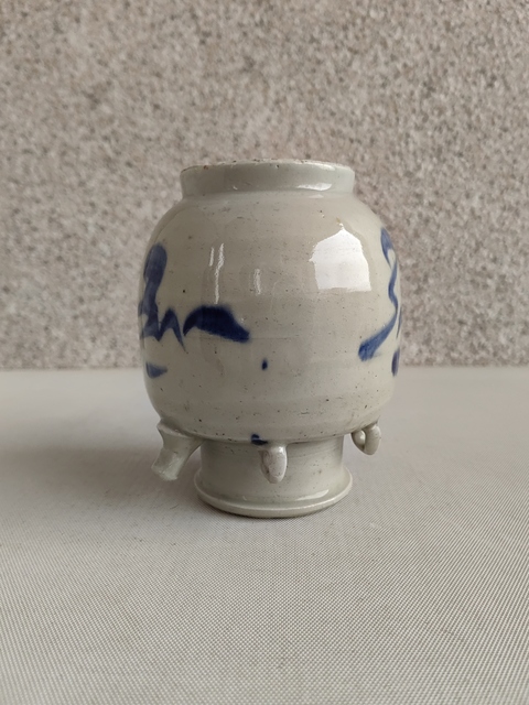 古玩陶瓷青花四系壺拍賣，當前價格580元