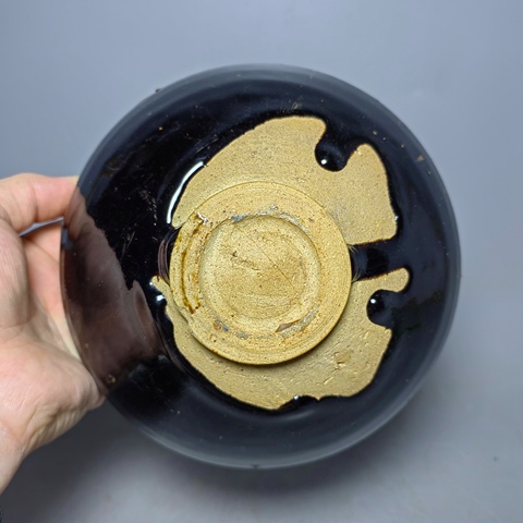 古玩陶瓷金元,磁州窯鐵銹斑大碗拍賣,當前價格28000元