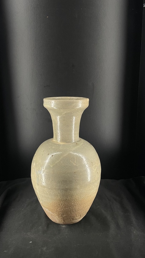 古玩陶瓷青瓷瓶真品鑒賞圖