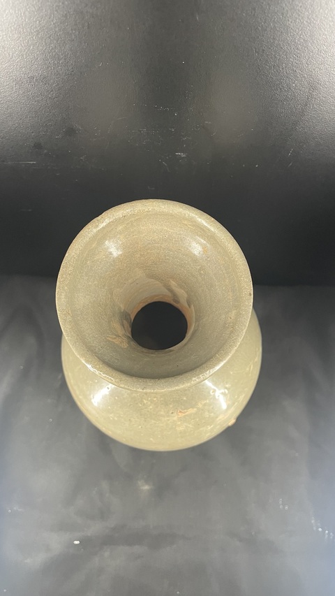 古玩陶瓷青瓷瓶真品鑒賞圖