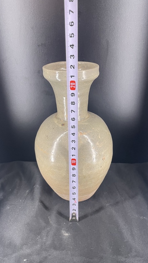 古玩陶瓷青瓷瓶真品鑒賞圖