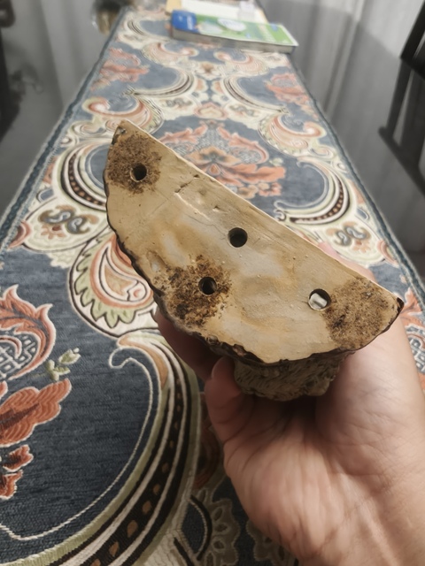 古玩陶瓷晚清民國地方窯獅紋筷子籠真品鑒賞圖