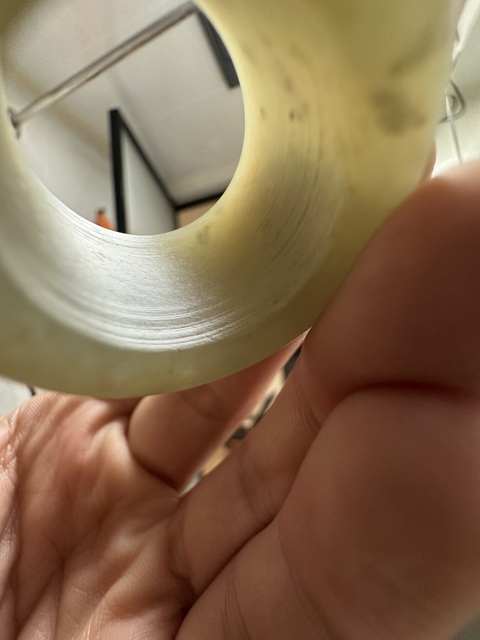 古玩玉器扳指真品鑒賞圖