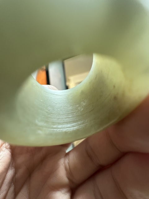 古玩玉器扳指真品鑒賞圖
