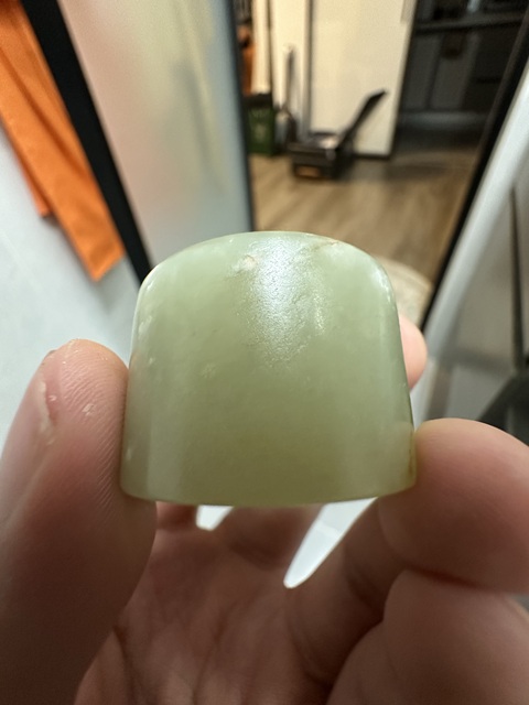 古玩玉器扳指真品鑒賞圖
