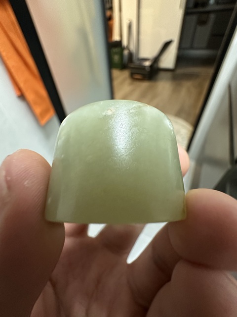 古玩玉器扳指真品鑒賞圖