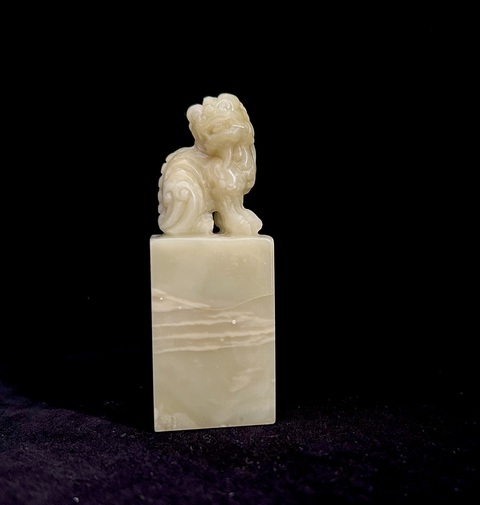 古玩雜項青田石印章真品鑒賞圖