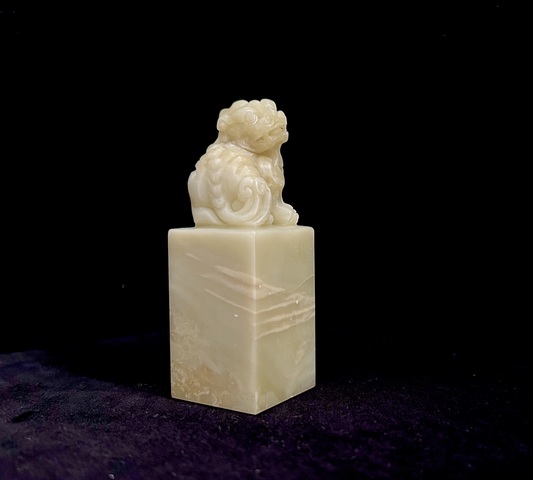 古玩雜項青田石印章真品鑒賞圖