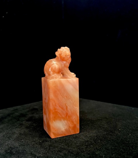 古玩雜項老撾石印章真品鑒賞圖