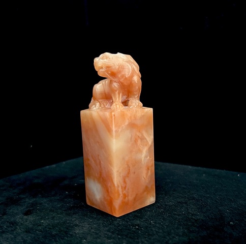 古玩雜項老撾石印章真品鑒賞圖