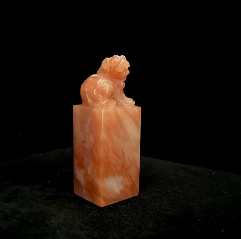 古玩雜項老撾石印章真品鑒賞圖