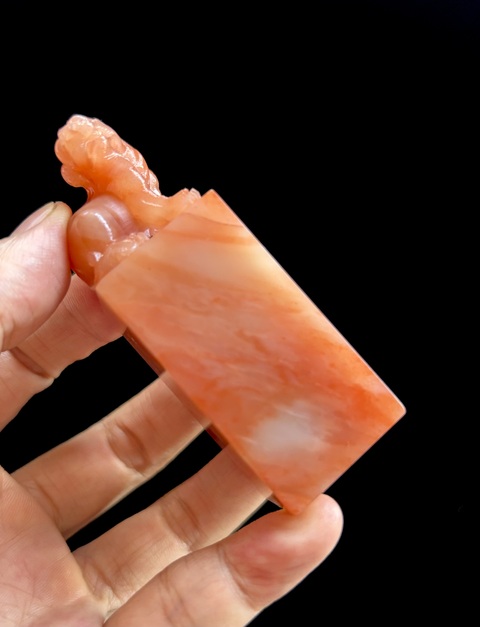 古玩雜項老撾石印章真品鑒賞圖