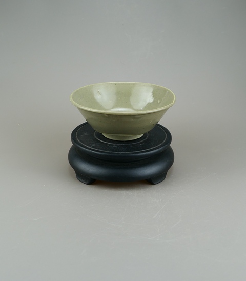 古玩陶瓷龍泉青瓷斗笠碗真品鑒賞圖