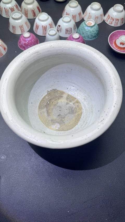 古玩陶瓷清早期青花香爐真品鑒賞圖