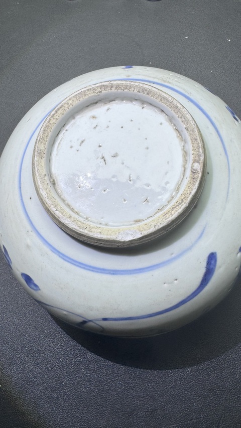 古玩陶瓷清早期青花香爐真品鑒賞圖