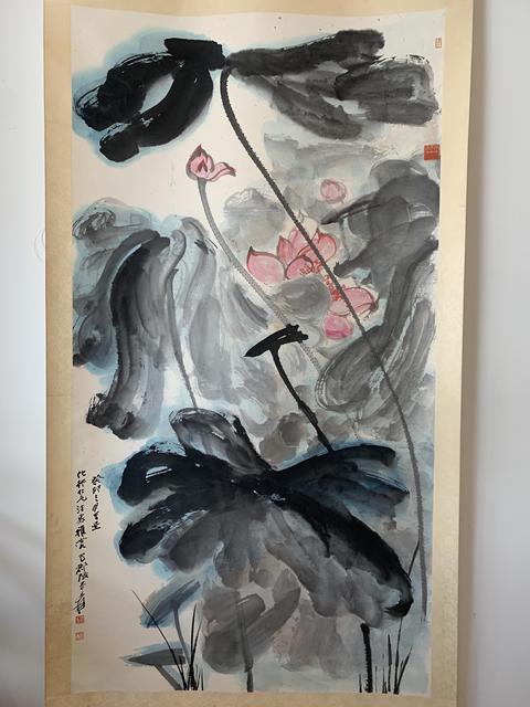古玩字畫荷真品鑒賞圖