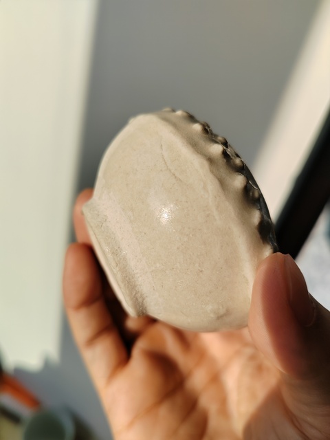古玩陶瓷青白釉鼓釘洗真品鑒賞圖