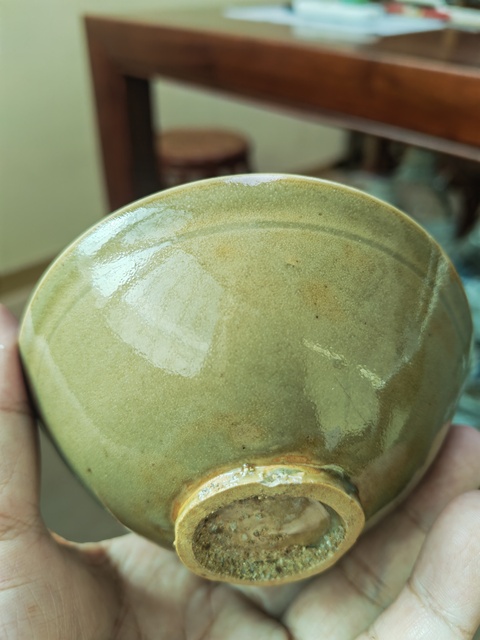 古玩陶瓷耀州窯印花碗真品鑒賞圖