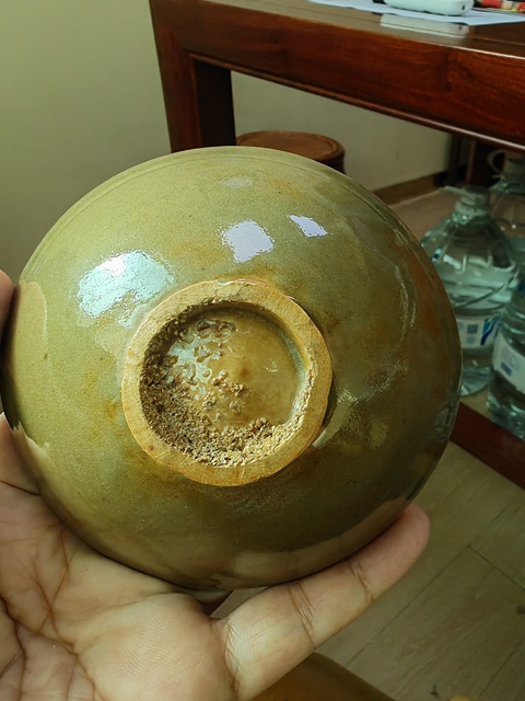 古玩陶瓷耀州窯印花碗真品鑒賞圖