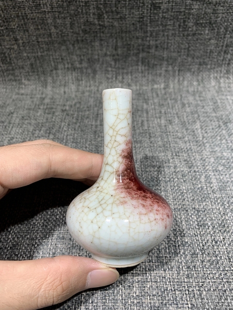 古玩陶瓷荸薺瓶真品鑒賞圖