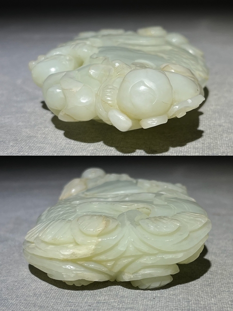 古玩玉器連年有余擺件真品鑒賞圖